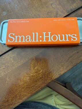 Orange On-The-Go Cutlery Set - Travel Knife Fork Spoon